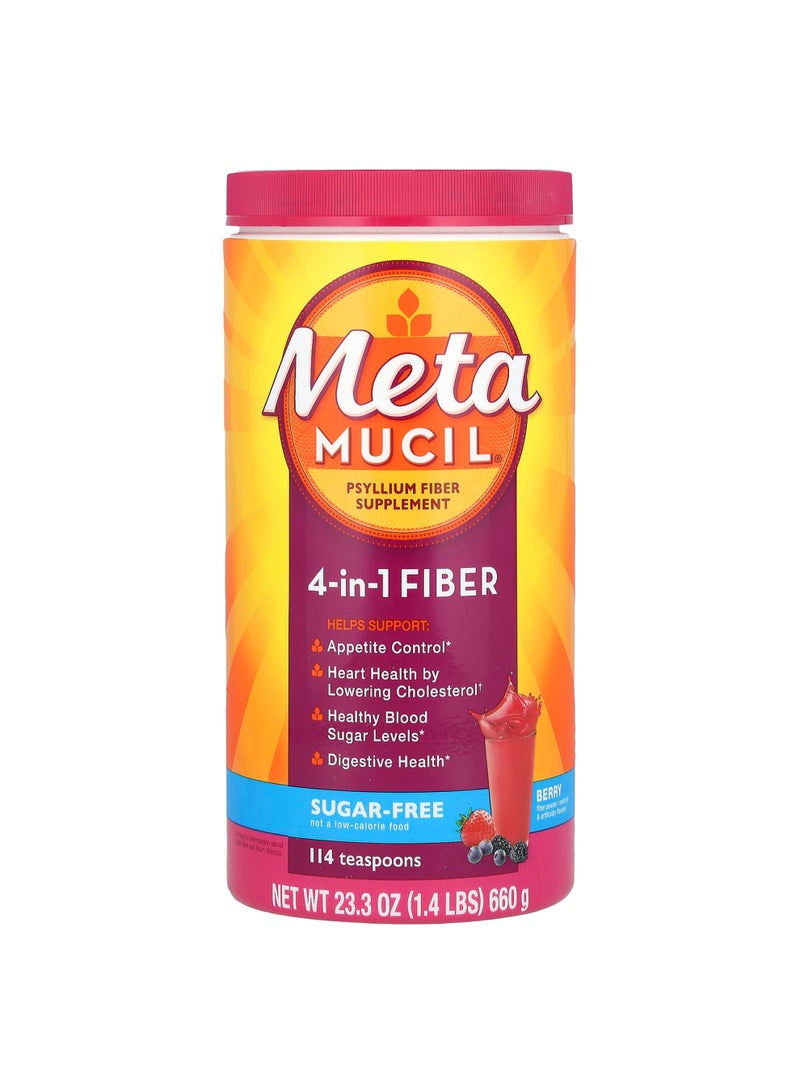 4-In-1 Fiber, Berry, 23.3 oz (660 g)